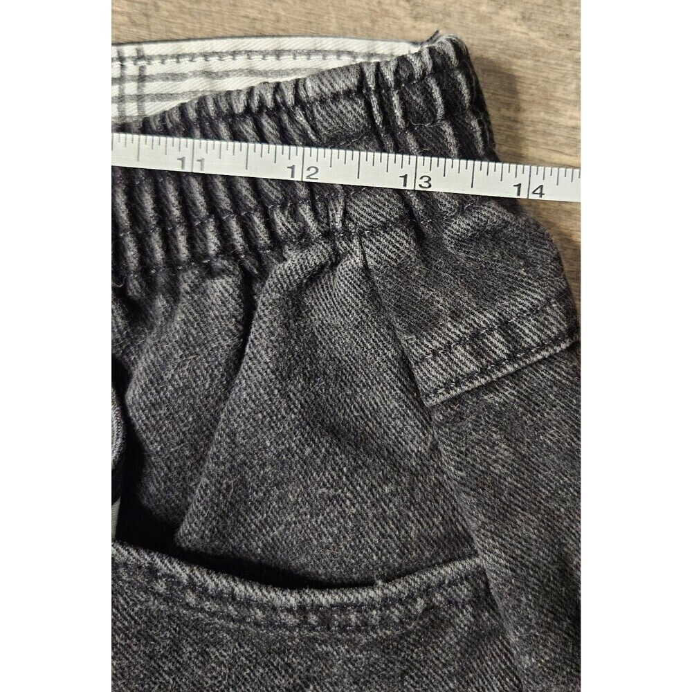 Lee Vintage 90s High Waisted Black Denim Shorts - Picture 9 of 10